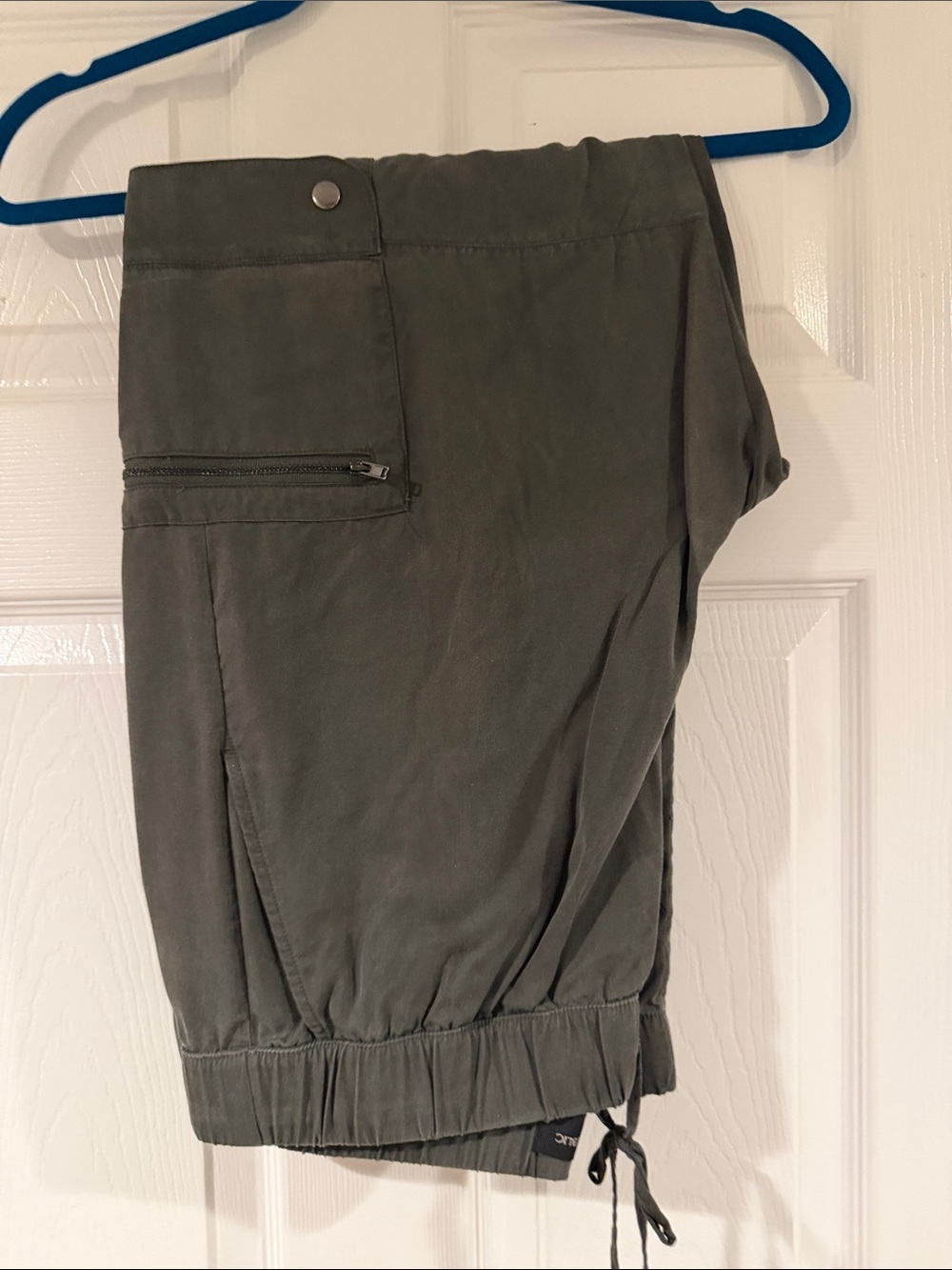 Banana Republic Women’s Olive Green Casual Drawstring Cargo Pants LG